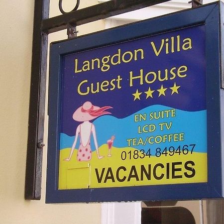 Langdon Villa Guest House Тенбі Екстер'єр фото