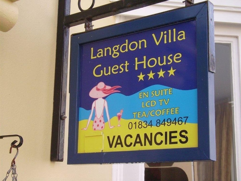 Langdon Villa Guest House Тенбі Екстер'єр фото